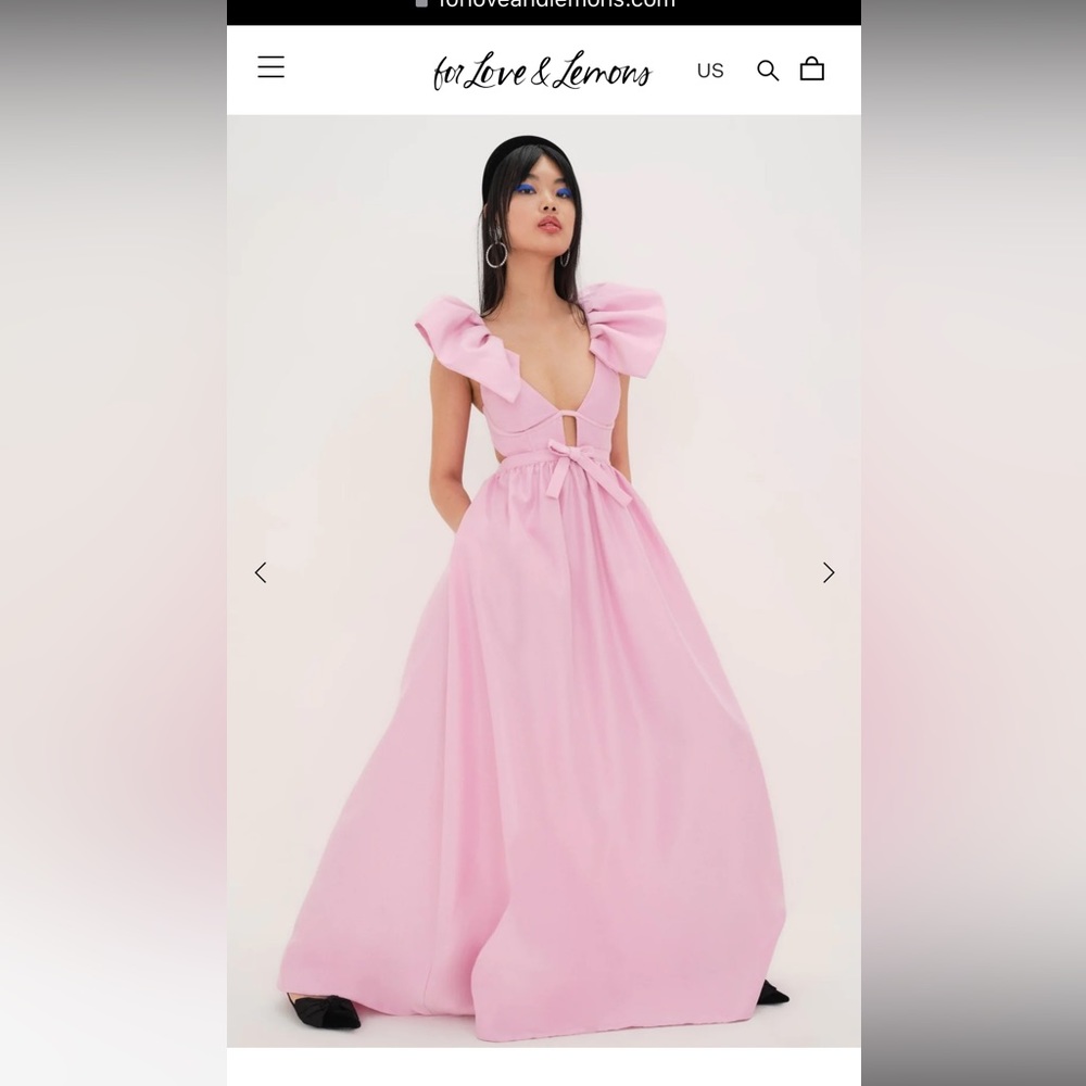Beautiful light pink For Love & Lemons dress, never worn, perfect for the season
